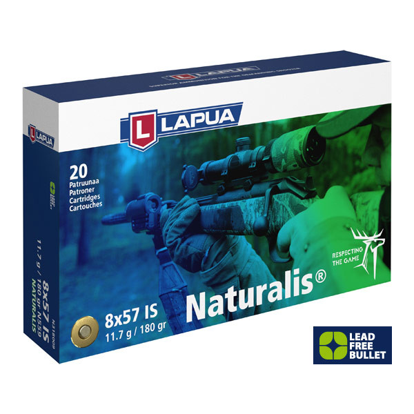 Lapua Naturalis 8x57 IS 11,7 g 20 stck / Pack