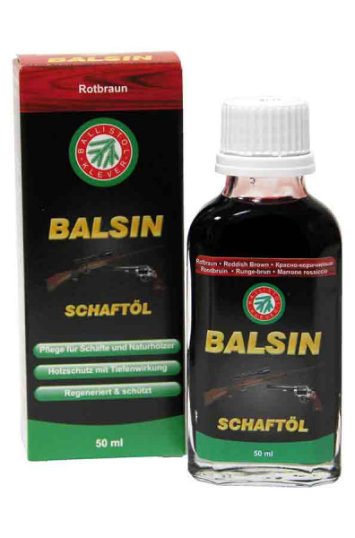 BALSIN Schaftöl 50 ml Rotbraun