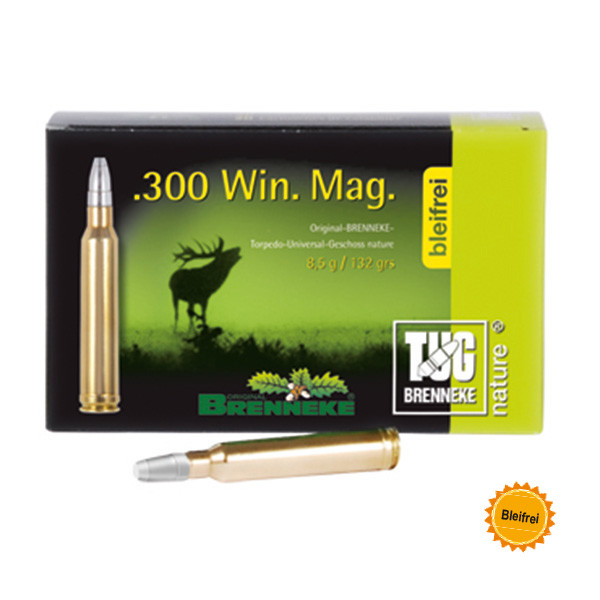 BRENNEKE .300 Win. Mag. TUG nature+ Munition