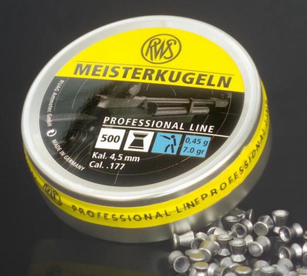 RWS Meisterkugel HV gelb 4,50 mm 0,45gr