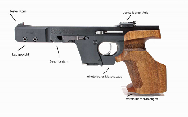 Walther GSP Sportpistole Kal 22 L.R. gebraucht Top