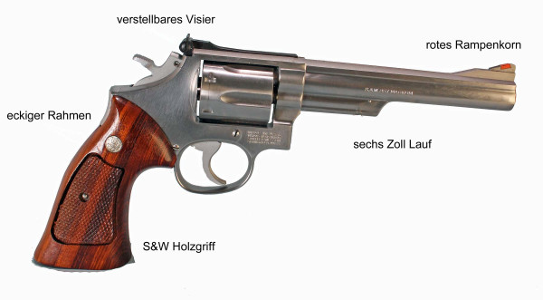 Smith & Wesson Revolver 66-2 .357 Mag. 6 zoll