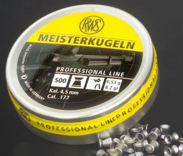 RWS Meisterkugel gelb 4,49 mm 0,53gr