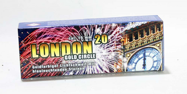 LONDON Pyropatronen Gold Circle 20 Stück