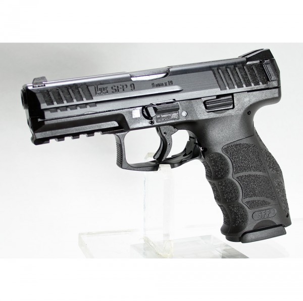 HK-Pistole SFP9-SF, Kal. 9 mm x 19, schwarz, inkl. zwei 15-Schuss Magazine